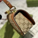 Gucci Blondie Mini Shoulder Bag Beige And Brown - Image 4