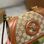 Gucci Blondie Mini Shoulder Bag Beige And Brown - Image 2