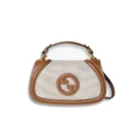 Gucci Blondie Mini Shoulder Bag Natural And Tan