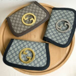 Gucci Blondie Shoulder Beige And Ebony GG Supreme Canvas - Image 3