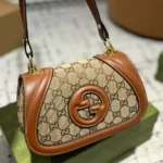 Gucci Blondie Mini Shoulder Bag Beige And Brown - Image 3