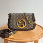 Gucci Blondie Shoulder Beige And Ebony GG Supreme Canvas - Image 2