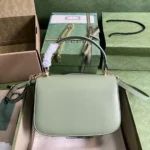 Gucci Blondie Top Handle Bag Light Green - Image 3