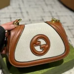 Gucci Blondie Mini Shoulder Bag Natural And Tan - Image 5