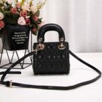 Dior Micro Lady Dior Bag in Black - Image 3