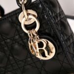 Dior Micro Lady Dior Bag in Black - Image 2