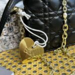 Dior Black Mini Lady Milly Bag - Image 2