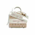 Dior Medium Lady Dior Bag Latte Wicker