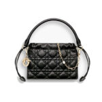 Dior Black Mini Lady Milly Bag