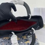 Dior Large Lady Dior Handbag Matte Black - Image 4