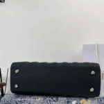 Dior Large Lady Dior Handbag Matte Black - Image 6