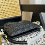Dior Black Mini Lady Milly Bag - Image 6