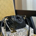 Dior Black Mini Lady Milly Bag - Image 5