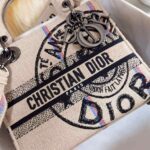 Dior Lady D Lite Medium Bag Beige Jute - Image 4