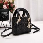 Dior Micro Lady Dior Bag in Black - Image 6
