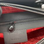 Dior Large Lady Dior Handbag Matte Black - Image 8