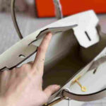 Hermès Birkin Gris Perle Tote with Gold Hardware - Image 3