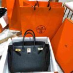 Hermes Birkin Black Togo Top Handle Bag - Image 2