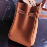 Hermes Birkin Gold Brown Designer Tote Bag - Image 3
