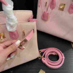 Hermes Birkin Sakura Pink Designer Bag - Image 3