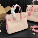 Hermes Birkin Sakura Pink Designer Bag - Image 4