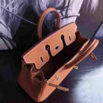 Hermes Birkin Gold Brown Designer Tote Bag - Image 6