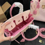 Hermes Birkin Sakura Pink Designer Bag - Image 6