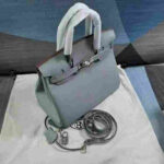 Hermes Birkin Epsom Blue Silver Hardware - Image 2