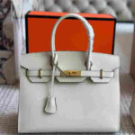 Hermès Birkin Gris Perle Tote with Gold Hardware - Image 4