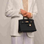 Hermes Birkin Black Togo Top Handle Bag - Image 6