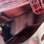 Hermes Birkin Bordeaux Silver Hardware bag - Image 4