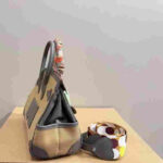 Hermes Birkin Cargo Mousse Ecorce Toile Silver Hardware - Image 6