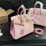 Hermes Birkin Sakura Pink Designer Bag - Image 7
