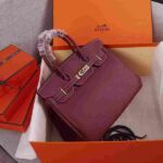Hermes Birkin Rouge H Togo Gold Hardware - Image 2