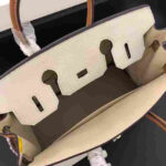 Hermes Birkin Togo Leather Beige Brown Top Handle Bag - Image 6