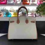 Hermes Birkin Togo Leather Beige Brown Top Handle Bag - Image 3