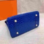 Hermes Birkin Crocodile Dark Blue Gold Hardware - Image 4