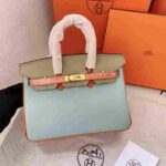 Hermes Mini Birkin Multicolor Epsom Leather Bag - Image 5