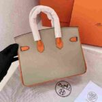 Hermes Mini Birkin Multicolor Epsom Leather Bag - Image 6