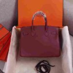 Hermes Birkin Rouge H Togo Gold Hardware - Image 5