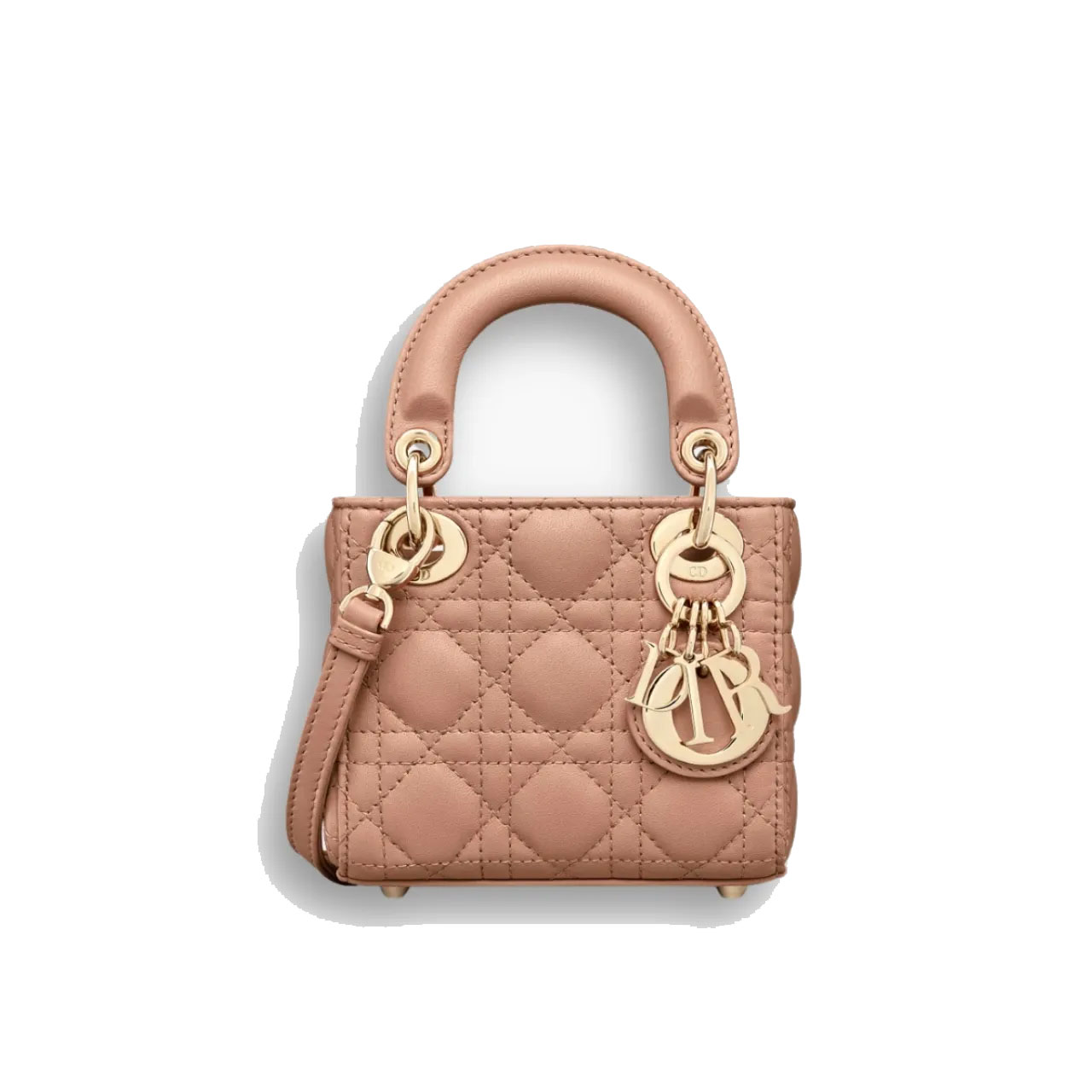Lady Dior Bag Lady Dior Micro Bag Rose des Vents - Image 1