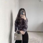 Mini Lady Dior Bag in Grey Strass Satin - Image 3