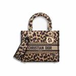 Luxury Dior Lady D-Lite Bag Beige Multicolor