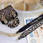 Luxury Dior Lady D-Lite Bag Beige Multicolor - Image 4