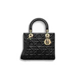 Dior Medium Lady Dior Cannage Bag Black