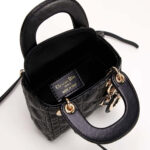 Dior Micro Lady Dior Bag in Black - Image 8