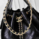 Chanel Small Black Quilted Leather bag - Image 4