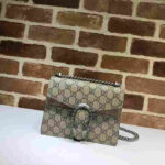 Gucci Dionysus Mini GG Supreme Shoulder Beige Bag - Image 2