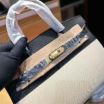 Hermes Birkin Toile H Black Palladium Hardware bag - Image 3