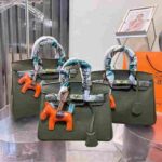 Hermès Birkin Canopee Green Togo Gold Hardware bag - Image 2
